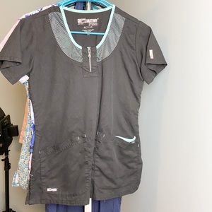 Grey’s Anatomy Zipper Scrub Top